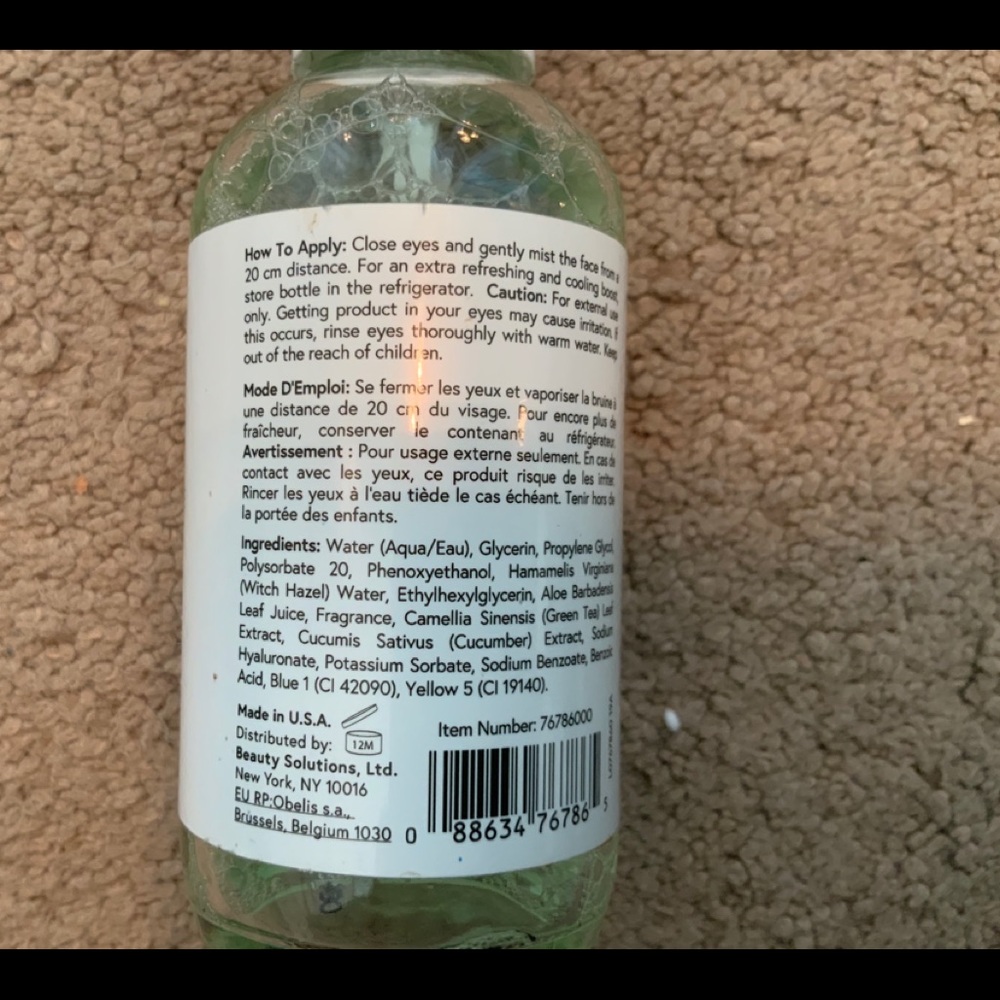Face hydration toner - Picture 2 of 3